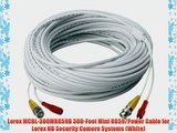 Lorex MCBL-300MRG59B 300-Feet Mini RG59/Power Cable for Lorex HD Security Camera Systems (White)