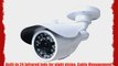 VideoSecu CCTV Home Surveillance Outdoor IR Bullet Security Camera Color CCD Day Night 24 Infrared