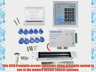 IMAGE? Full set RFID Door Access Control system Kit With 280kg 620LBs Mortise Mount Electric