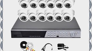 iPower Security SCCMBO0011-1T 16 Channel 1TB HDD Full D1 DVR Security Surveillance System with