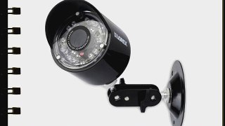 LOREX CVC7662Pack4B Weatherproof Color Security Cameras with Night Vision 4 Pack (Black)