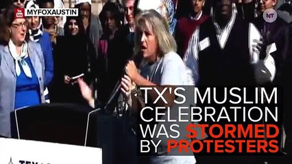 Peaceful Muslim Rally In Texas Stormed By Protesters