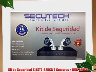 Kit de Seguridad KITST2-320GB 2 Camaras   DVR 320GB