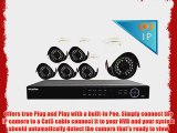 LaView LV-KN988P86A4-T2 Premium IP 8 Channel Security System with 6 IP 1080P Security Cameras