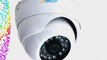 Xsecu 800tvl Weatherproof Dome Camera with Ir Cut up to 65' Ir Night Vision (Xse-dwpc22)