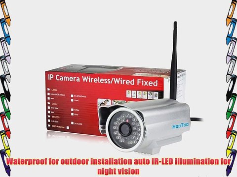 (Promotion) HooToo? HT-IP212 Outdoor Wireless Network Surveillance IP Camera M-JPEG Video Format
