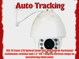 GW Security 700TVL Auto Tracking High Speed Dome PTZ Camera 1/4 Sony CCD 27X Optical Zoom IR
