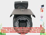 Waterproof Outdoor Surveillance Security Camera Pack - 1/3 Sony Exview HAD CCD II with Effio-E