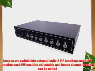 Toughsty? CCTV Security 4Ch Color Video Quads Mulitplexer Processor Splitter Real Time with