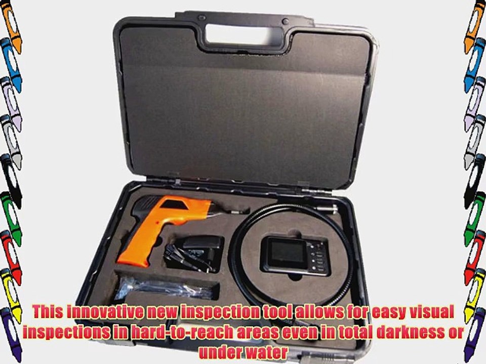 Wireless Waterproof Snake Plumbing Sewer Inspection Camera with 2.5 TFT-LCD Color removeable