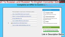 English To Russian and Russian To English Converter Software Full Download [Download Now]