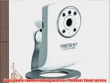 TRENDnet Wireless N Network Cloud Surveillance Camera with 1-Way Audio and Night Vision TV-IP751WIC