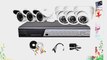 iPower Security SCCMBO0006-1T 8 Channel 1TB HDD Full D1 DVR Security Surveillance System with