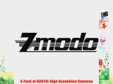 Zmodo ZMD-P4-CARZBZ4N 600TVL High Resolution Indoor/Outdoor Dome Security Cameras (Black)