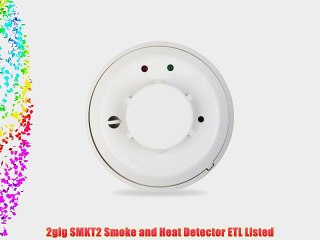 2gig SMKT2 Smoke and Heat Detector ETL Listed