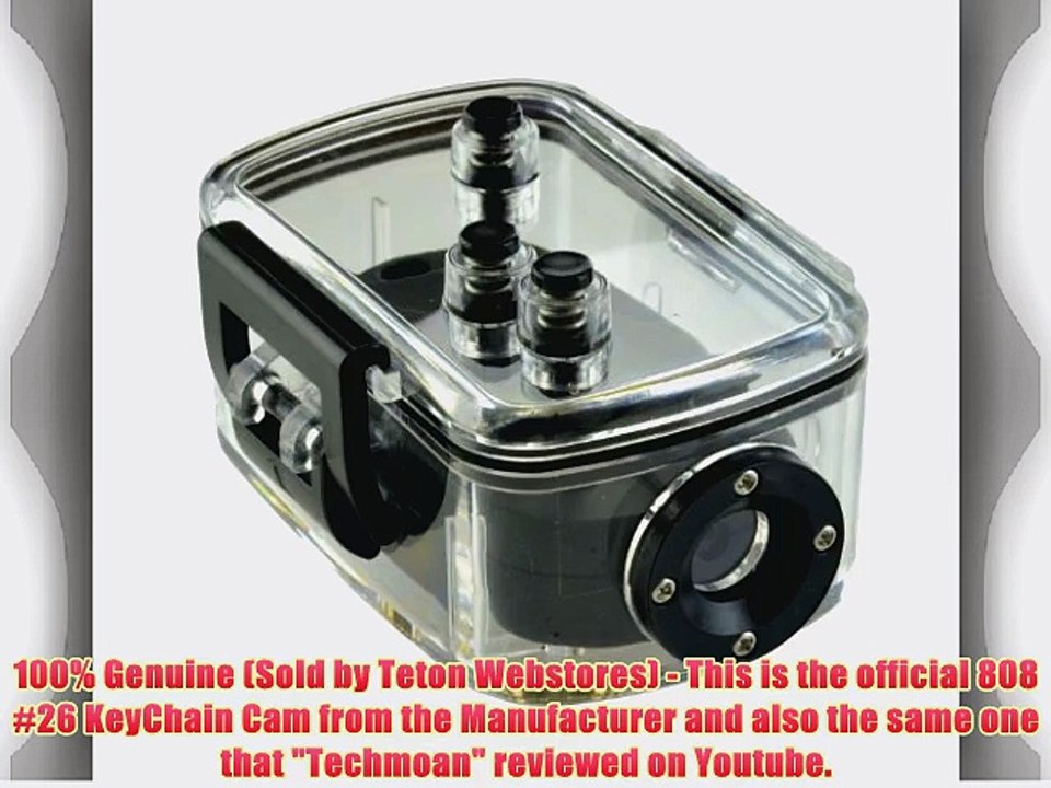 BUNDLE 808 #26 1080P KeyChain Camera HD RC Mini Action DVR H.264 POV Video Recorder (Waterproof