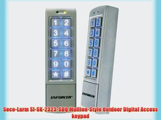 Seco-Larm Sl-SK-2323-SDQ Mullion-Style Outdoor Digital Access keypad