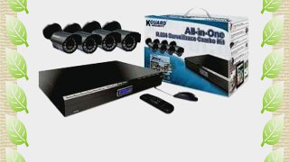 KGuard BR401-4CW154M All-in-One H.264 Surveillance Combo Kit with 4-Channel DVR and 4 Weatherproof