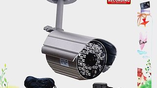 VideoSecu Audio Video Outdoor Day Night Vision 420TVL Infrared Bullet Security Camera Home