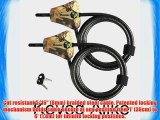 Master Lock - Python Trail Camera Adjustable Camouflage Cable Locks 8418KA-2 CAMO