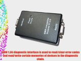 Vktech Car Fault Scanner PA Soft 1.36 Diagnostic Tool Code Reader Black for BMW