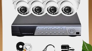 iPower Security SCCMBO0002-500G 4 Channel 500GB HDD Full D1 DVR Security Surveillance System