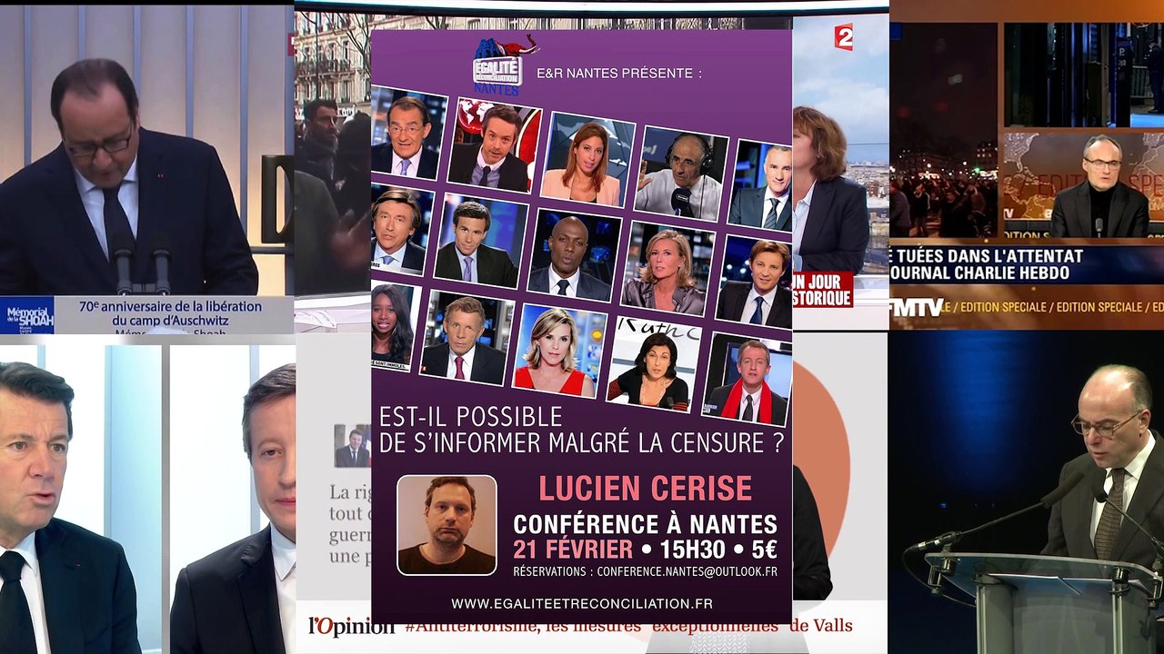 Conférence de Lucien Cerise à Nantes : Est-il possible de s'informer malgré la censure ?