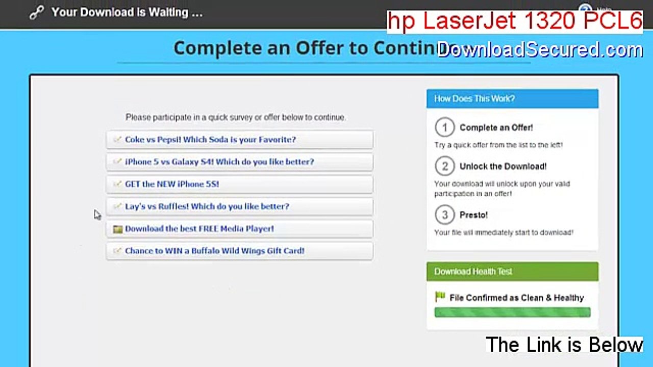 hp LaserJet 1320 PCL6 Download (Legit Download 2015)