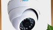 4-Pack of CCTV 800TVL Weatherproof Dome Camera With IR Cut up to 65' IR Night Vision