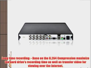 ZMODO 8 CH H.264 CCTV Surveillance Security Surveillance DVR Recorder With 1TB Hard Drive Pre-installed