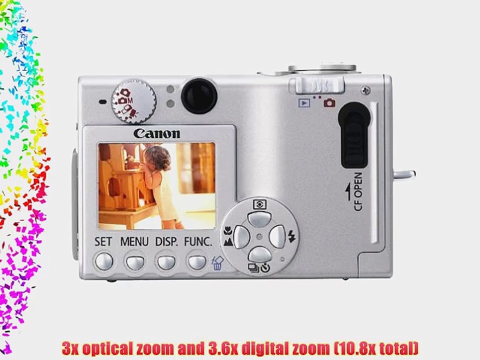 Canon PowerShot S400 4MP Digital Camera w/ 3x Optical Zoom