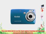 Kodak EasyShare Mini M200 10 MP Digital Camera with 3x Optical Zoom and 2.5-Inch LCD - Blue