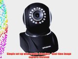 Polaroid IP300B wireless IP Network Security Camera Pan and Tilt IR-cut Filter Black - 5 Pack