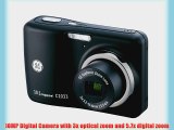 GE C1033 10MP Digital Camera with 3X Optical Zoom and 2.4 Inch LCD with Auto Brightness (Black)
