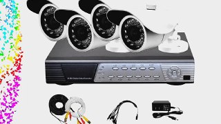 iPower Security SCCMBO0001-1T 4-Channel 1TB Hard Disk Full D1 DVR Security Surveillance System
