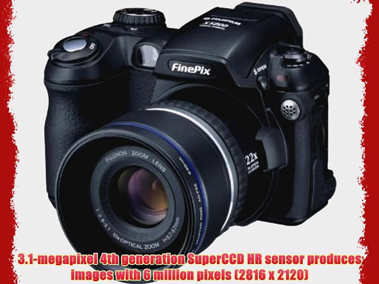 FujiFilm FinePix S5000 3.1MP Digital Camera with 10x Optical Zoom - video  Dailymotion