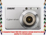 Sony Cybershot DSCS730 7.2MP Digital Camera with 3x Optical Zoom