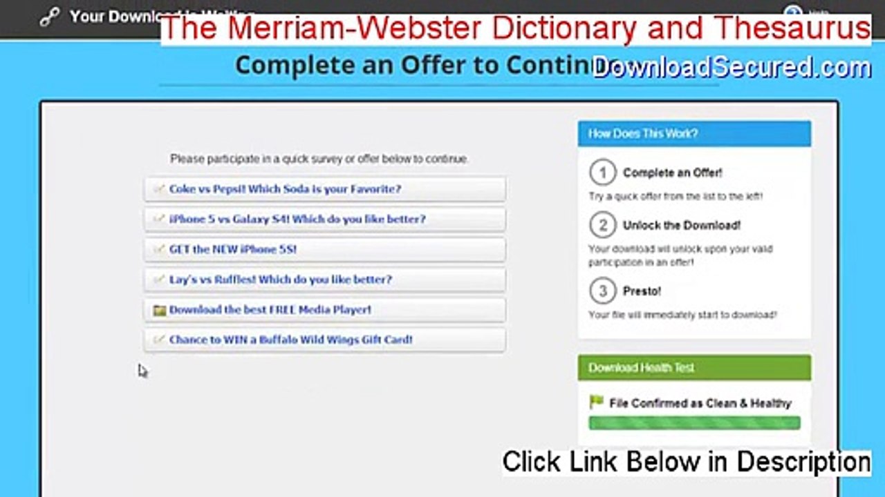 The Merriam-Webster Dictionary and Thesaurus Free Download (franklin merriam webster dictionary and thesaurus)