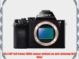 Sony a7R Full-Frame Interchangeable Digital Lens Camera - Body Only