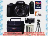 Canon PowerShot SX60 HS 16.1 MP Wi-Fi 65x Optical Zoom Digital Camera   64GB Card and Reader