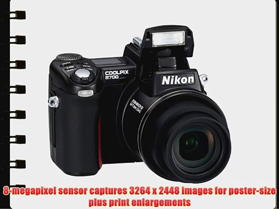 Nikon Coolpix 8700 8MP Digital Camera with 8x Optical Zoom