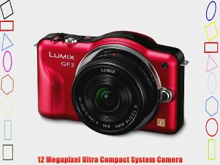 Panasonic Lumix DMC-GF3CR Kit 12.1 MP Digital Camera with 14mm Pancake Lens