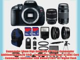 Canon EOS Rebel T5i 18 MP CMOS Digital SLR Full HD 1080 Video Body with EF-S 18-55mm IS STM