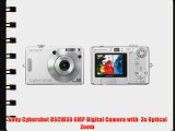 Sony Cybershot DSCW30 6MP Digital Camera with  3x Optical Zoom