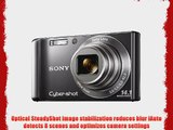 Sony DSC-W370 14.1MP Digital Camera with 7x Wide Angle Zoom with Optical Steady Shot Image