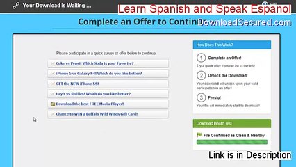 Learn Spanish and Speak Espanol Key Gen (Download Here)