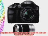 Sony Alpha A3000 Digital Camera with 18-55mm OSS Zoom Lens   55-210mm OSS Zoom Lens