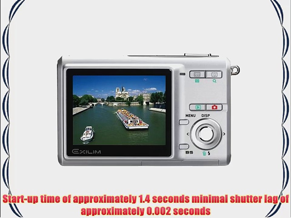 Casio Exilim EX-Z60 6MP Digital Camera with 3x Optical Zoom (Silver)