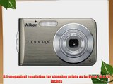 Nikon Coolpix S210 8MP Digital Camera with 3x Optical Zoom (Brushed Bronze)