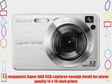 Sony Cybershot DSCW120 7.2MP Digital Camera with 4x Optical Zoom with Super Steady Shot (Silver)